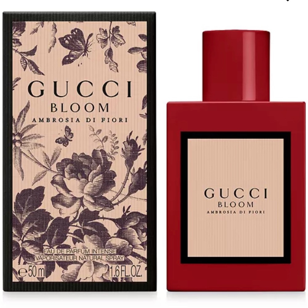 GUCCI Bloom Ambrosia di Fiori Eau de Parfum Intense, 1.6-oz AUTHENTIC NEW SEALED - Picture 1 of 2
